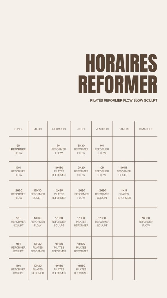 Les pratiques chez casa mauna le yoga le pilates mat le pilates reformer la barre sculpt la mobilité et la souplesse